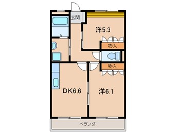 間取図 南海本線/紀ノ川駅 徒歩9分 1階 築19年