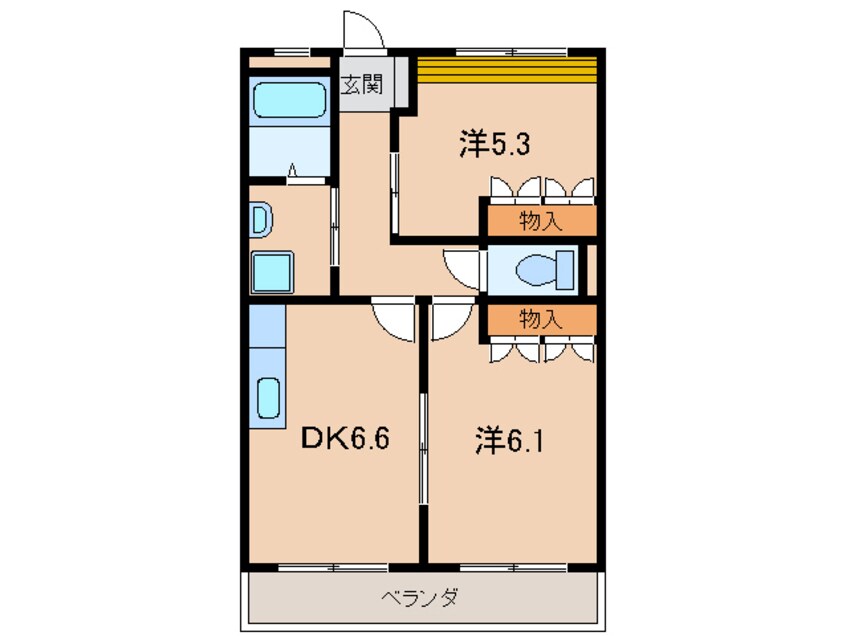 間取図 南海本線/紀ノ川駅 徒歩9分 1階 築20年