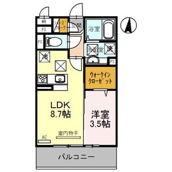 間取図 サンライズ湊Ⅱ