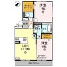 南海本線/和歌山市駅 バス:7分:停歩7分 3階 築10年 2LDKの間取り