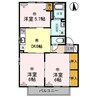 和歌山電鉄貴志川線/日前宮駅 徒歩27分 2階 築24年 3DKの間取り