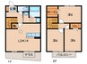 阪和線・羽衣線/和歌山駅 バス:13分:停歩9分 1-2階 築14年 3LDKの間取り