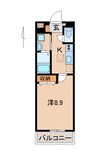 阪和線・羽衣線/和歌山駅 徒歩11分 1階 築3年 1Kの間取り