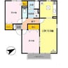 阪和線・羽衣線/六十谷駅 徒歩2分 1階 築23年 2LDKの間取り