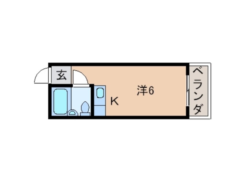 間取図 リベラルパレス大新