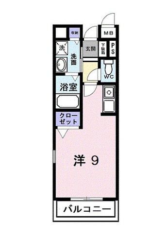 間取図 南海高野線/御幸辻駅 徒歩6分 1階 築20年