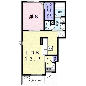 間取図 和歌山線/下兵庫駅 徒歩10分 1階 築8年