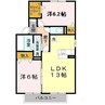 和歌山線/田井ノ瀬駅 徒歩22分 2階 築19年 2LDKの間取り