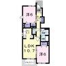 南海本線/和歌山市駅 バス:16分:停歩6分 1階 築16年 2LDKの間取り