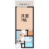 シャルマンフジ湊北町弐番館 1Kの間取り
