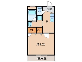 間取図 和歌山線/下井阪駅 徒歩20分 1階 築21年