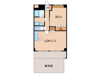 間取図 和歌山線/紀伊小倉駅 徒歩6分 1階 築16年