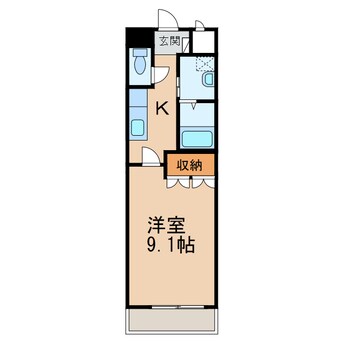 間取図 きのくに線・紀勢本線/紀和駅 徒歩7分 1階 築17年