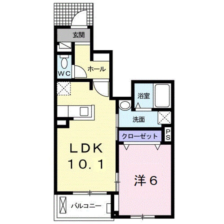 間取図 南海本線/和歌山大学前駅 バス10分貴志下車:停歩1分 1階 築5年