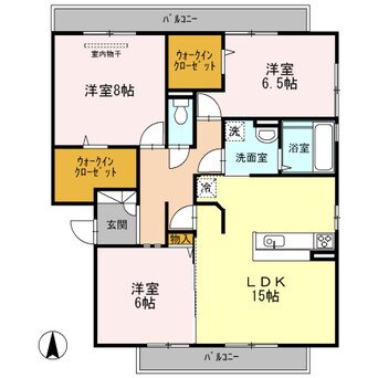 間取図 きのくに線・紀勢本線/宮前駅 徒歩8分 3階 築13年