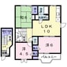 和歌山線/岩出駅 バス:10分:停歩1分 2階 築20年 3LDKの間取り