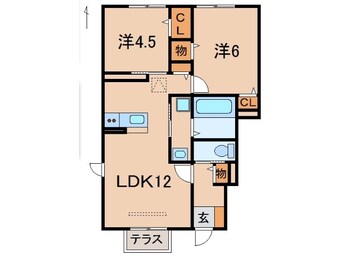 間取図 阪和線・羽衣線/和歌山駅 徒歩6分 1階 築6年