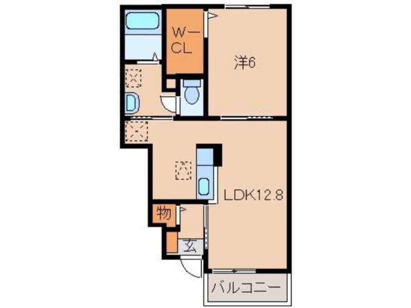 間取図 南海加太線/東松江駅 徒歩18分 1階 築7年