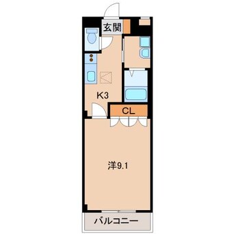 間取図 阪和線・羽衣線/和歌山駅 徒歩33分 1階 築15年