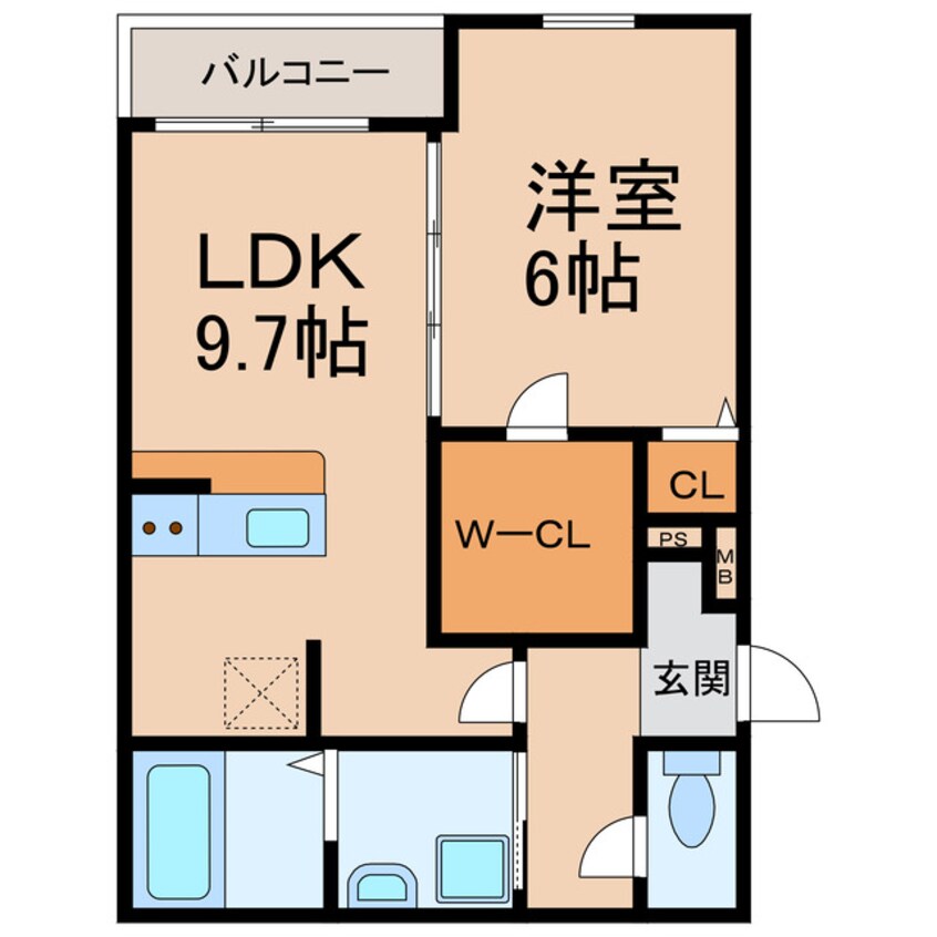 間取図 フジパレス東釘貫丁