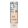 阪和線・羽衣線/紀伊中ノ島駅 徒歩10分 1階 築20年 1Kの間取り