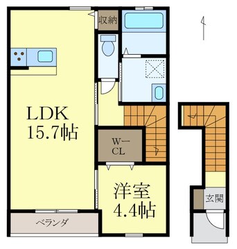 間取図 クラウンハイツ砂山南Ⅳ