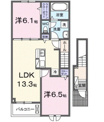 間取図 阪和線・羽衣線/紀伊駅 バス9分山村（和歌山県）下車:停歩10分 2階 建築中