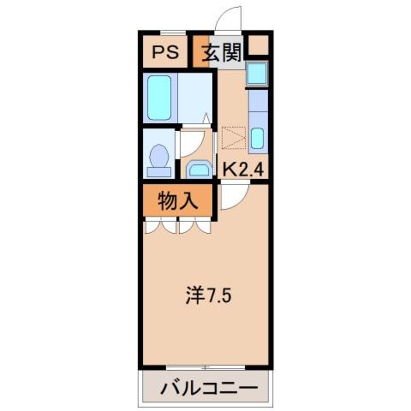 間取図 阪和線・羽衣線/紀伊駅 徒歩35分 1階 築14年