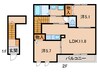 きのくに線・紀勢本線/和歌山市駅 バス:10分:停歩6分 2階 築11年 2LDKの間取り