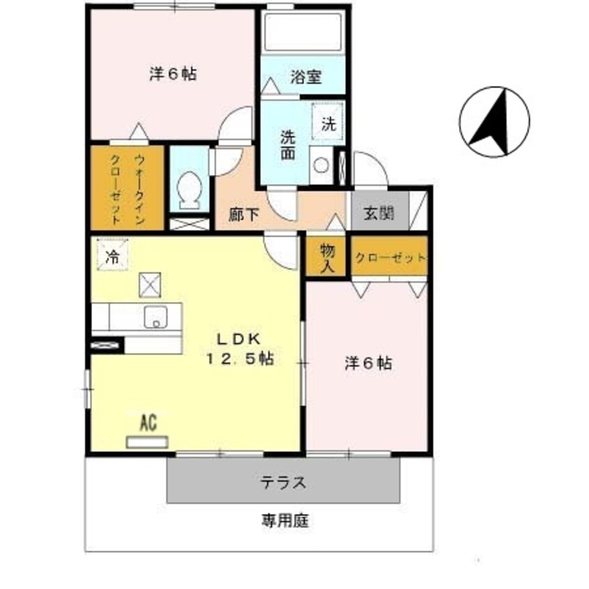 間取図 南海本線/紀ノ川駅 徒歩9分 1階 築23年