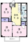 和歌山線/岩出駅 徒歩18分 2階 築29年 3DKの間取り