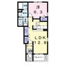 和歌山線/下井阪駅 徒歩19分 1階 築18年 1LDKの間取り