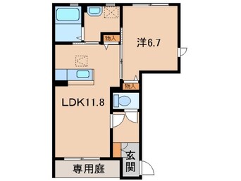 間取図 南海本線/和歌山市駅 バス13分堀止下車:停歩4分 1階 築13年