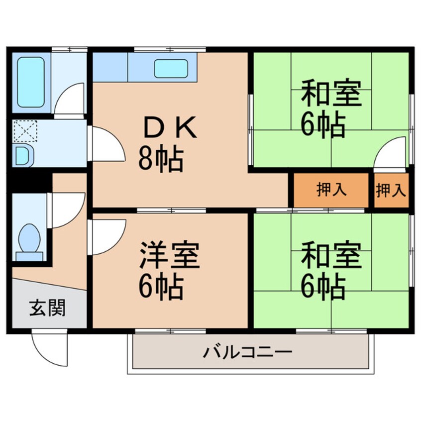 間取図 Ｖｉｌｌａ鷹匠