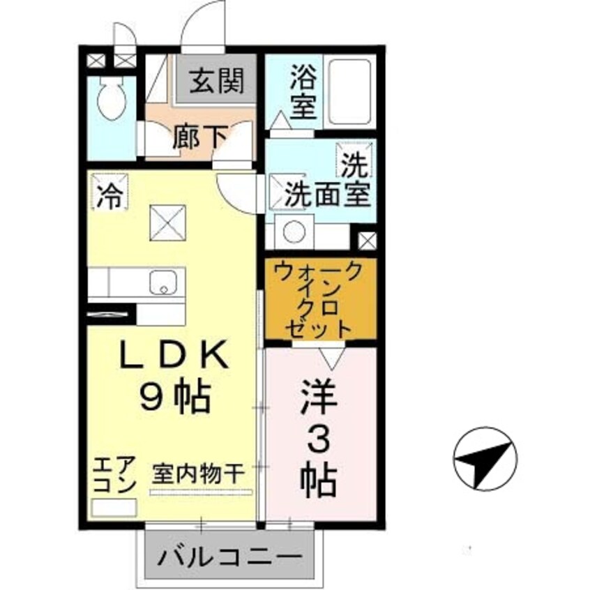 間取図 南海加太線/八幡前駅 徒歩10分 1階 築17年