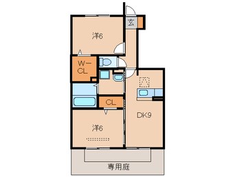 間取図 南海加太線/東松江駅 徒歩11分 1階 築13年