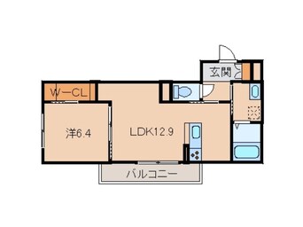 間取図 南海本線/和歌山市駅 バス9分島崎町二丁目下車:停歩1分 3階 築5年