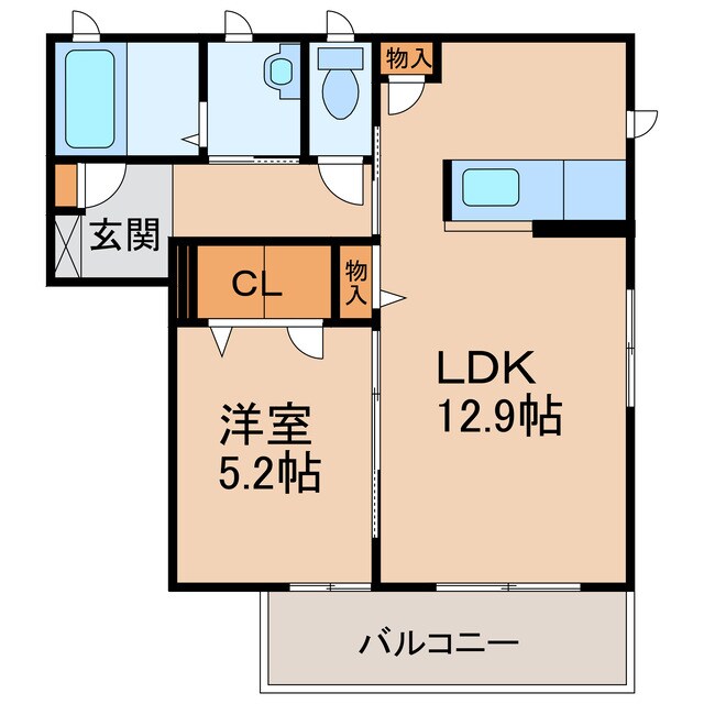 間取り図 和歌山電鉄貴志川線/田中口駅 徒歩3分 1階 築14年