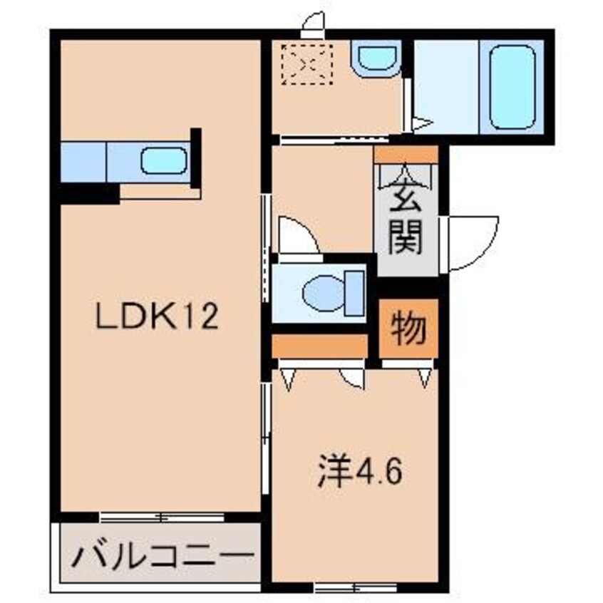 間取図 南海本線/和歌山市駅 バス4分県庁前下車:停歩4分 3階 築8年