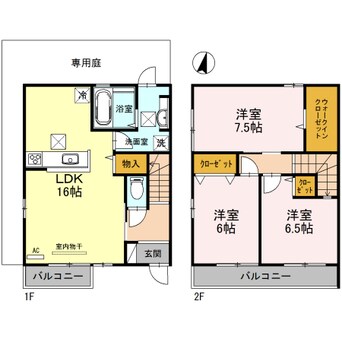 間取図 南海本線/和歌山市駅 徒歩15分 1-2階 築9年