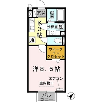 間取図 阪和線・羽衣線/和歌山駅 徒歩25分 2階 築18年
