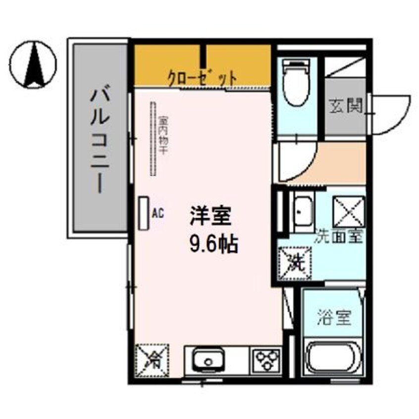 間取図 きのくに線・紀勢本線/和歌山市駅 徒歩12分 3階 1年未満