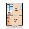 マンション本町 1DKの間取り