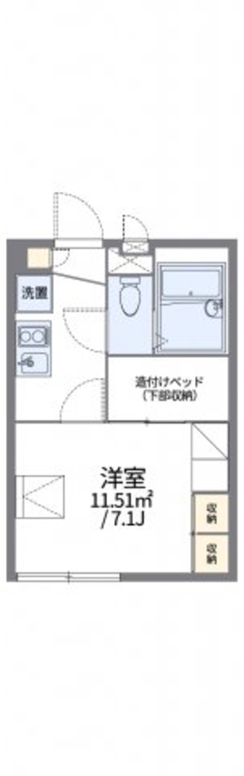 間取図 レオパレス北新博労町