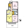 南海本線/和歌山市駅 バス:30分:停歩6分 1階 築15年 2DKの間取り