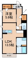 南材木丁２丁目収益マンション 1LDKの間取り