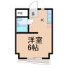 パークハイツ本町 1Rの間取り