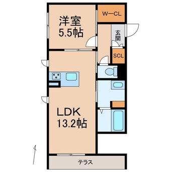 間取図 阪和線・羽衣線/和歌山駅 徒歩10分 1階 建築中