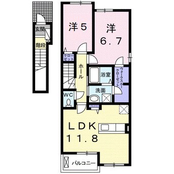 間取図 南海加太線/磯ノ浦駅 徒歩18分 2階 1年未満