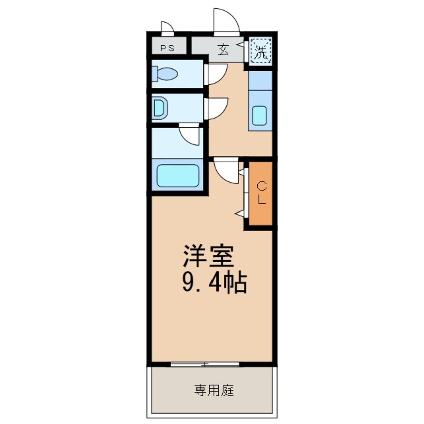 間取図 和歌山線/和歌山駅 徒歩19分 1階 築17年